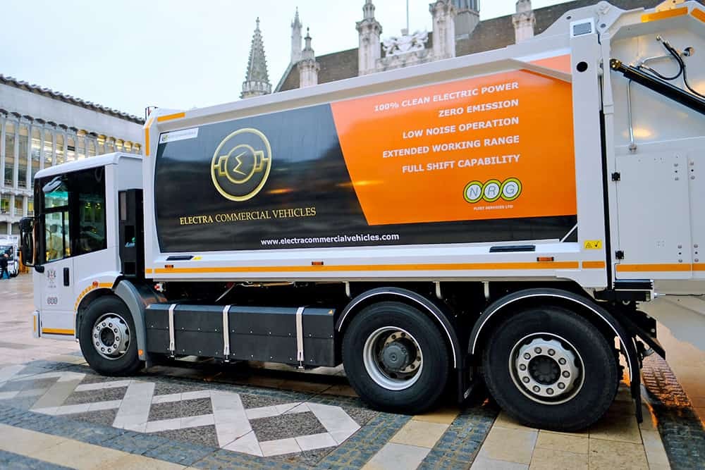 First Fully Electric Waste Truck