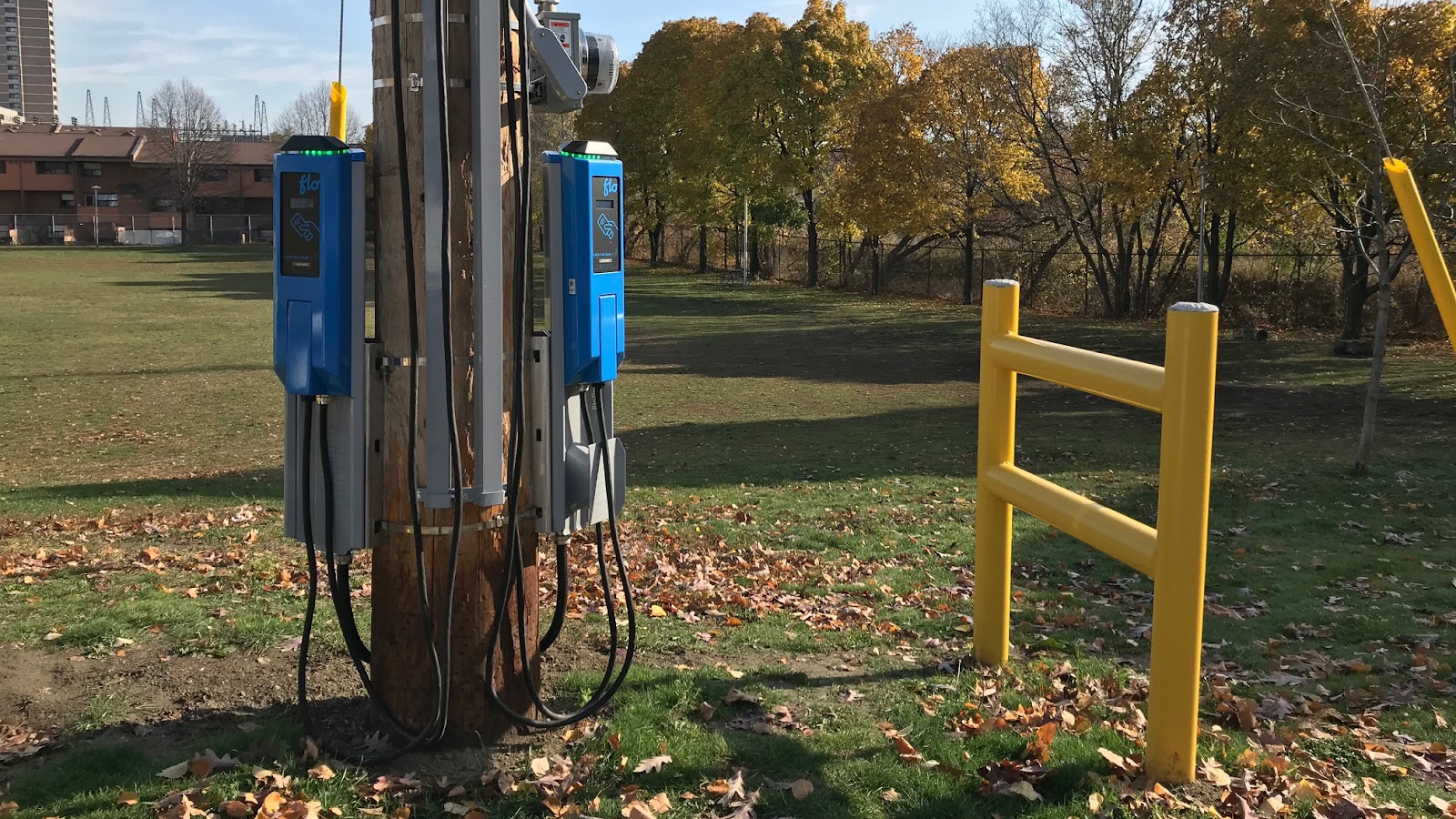 On-Street Electric Vehicle Charging Station