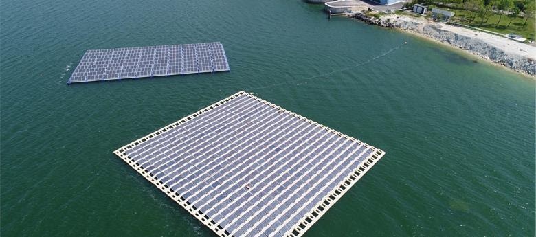 The Floating Solar Power Plant
