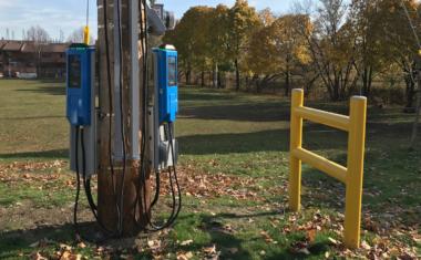 On-Street Electric Vehicle Charging Station
